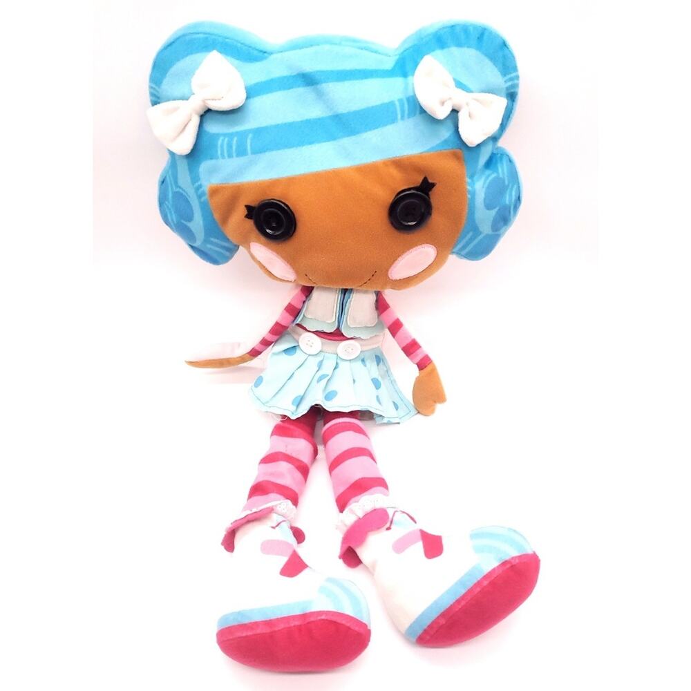 Lalaloopsy Blue Hair Doll Big Size Pillow With Zipper Storage Pocket 27 in